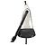 Bolsa de Ombro com Corrente Half Moon Chanel Preto Prata - vista 10