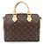 Borsa Louis Vuitton Speedy Bandouliere 25 Monogram Marrone Monogramma - vista 3