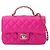 Bolsa Chanel Matelasse Mini Flap Rosa