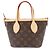 Saco Louis Vuitton Neverfull BB Monogram Marrom Bege Monograma - vista 2