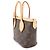 Saco Louis Vuitton Neverfull BB Monogram Marrom Bege Monograma - vista 3