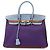 Hermès Hermes Birkin 35 Arlequin Handtasche Blau Grau Taupe