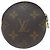MONEDERO REDONDO LOUIS VUITTON M61926 EN LONA MONOGRAM MARRÓN Castaño