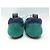SNEAKERS LOUIS VUITTON SNEAKERINA 1AHNDY 35 NUOVE PELLE E Camoscio VERDE - vista 5
