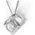 COLLANA DINH VAN LE PAVE SU CATENA IN ARGENTO 925 GM 668304 SILVER NECKLACE - vista 2