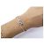 BRACCIALE DINH VAN CORDON FLEUR BUBBLES ORO BIANCO 18K 1.6GR + 5 CORDINI Argento - vista 10