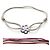 BRACCIALE DINH VAN CORDON FLEUR BUBBLES ORO BIANCO 18K 1.6GR + 5 CORDINI Argento - vista 2