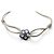 BRACCIALE DINH VAN CORDON FLEUR BUBBLES ORO BIANCO 18K 1.6GR + 5 CORDINI Argento - vista 6