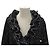 NUEVA CHAQUETA LANVIN 707M DE TWEED NEGRO S 36 BOTONES DE PERLAS BLACK JACKET - vista 2