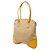 Borsa Tote Prada con placca logo triangolare Marrone Beige - vista 2