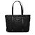 Prada Triangle Logo Tote Schwarz