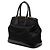Borsa Prada Saffiano con logo triangolare Nero - vista 2
