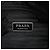 Sac bandoulière Prada avec logo triangle Noir - vue 5