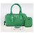 PRADA Sac à main Nylon 2way Green Silver - vue 12
