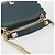 FENDI Canay Chain Shoulder Bag Leather 2way Green Gold Tone 8BT283 - vista 7