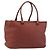 BOTTEGA VENETA INTRECCIATO Tote Bag Leather Brown