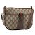 GUCCI GG Supreme Web Sherry Line Shoulder Bag PVC Beige 001 123 4002