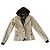 Autre Marque Blazer Celyn b. de mezcla de algodón beige con capucha desmontable Negro