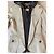 Autre Marque Blazer Celyn b. de mezcla de algodón beige con capucha desmontable Negro - vista 4