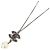 Collier Chanel 85261 Argenté Blanc Bordeaux