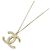 Collar Chanel 60212 Oro y Blanco Dorado