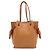 Borsa Tote Loewe Flamenco Knot Small Marrone - vista 2