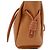 Borsa Tote Loewe Flamenco Knot Small Marrone - vista 6