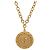 Chanel Medallion Coco Mark Lion Halskette Golden