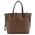 Bolso Tote Louis Vuitton Damier Neverfull MM Castaño - vista 2
