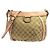 Borsa a tracolla Gucci in tela GG beige e marrone