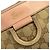 Borsa a tracolla Gucci in tela GG beige e marrone - vista 5