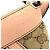 Borsa a tracolla Gucci in tela GG beige e marrone - vista 6