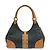 Borsa Gucci in denim blu e tela GG marrone chiaro 124407 - vista 2