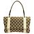Sac à main Gucci 113014 Toile GG Beige Blanc