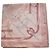 Hermès Gavroche 45 Seidentuch Mors et Gourmettes Rose Powder Pink Weiß Grau - Ansicht 6