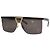 Autre Marque Saint Laurent SL 537 Palace Gafas de Sol Negras Negro Dorado