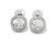 Chopard Happy Diamonds Orecchini in Oro Bianco 18K Argento