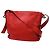 Bottega Veneta Borsa a Tracolla Square Flap Intrecciato Nappa Medium Rosso - vista 2