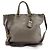 Bolsa Conversível Prada Lux Plissada em Couro Cervo Medium Marrom
