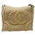 Chanel CC Messenger Suede Medium Beige
