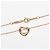 Tiffany & Co. Elsa Peretti Open Heart Pendente 3 Diamanti Oro Rosa 18K e Diamanti 11mm D'oro - vista 4