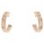 Orecchini Cartier Mini Love in oro rosa, mezzo cerchio