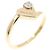 Gucci Heart Diamond Band Ring