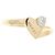 Gucci Heart Diamond Band Ring - Ansicht 2