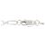 Autre Marque Bracciale con Charms Small Tiffany Double Lock - vista 4
