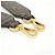 Tracolla Fendi 8AV077 A5PJ in pelle di vitello marrone e oro D'oro - vista 5