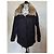 Bel Air Parka de Algodón para Mujer con Cuello de Piel - Negro - vista 5