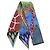 Hermès Lenço Hermes Twilly THE THREE GRACES Marrom Azul Multicor