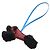 Charm per borsa Hermès Nero Rosso Pelle di Agnello Bordò