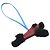 Charm per borsa Hermès Nero Rosso Pelle di Agnello Bordò - vista 2